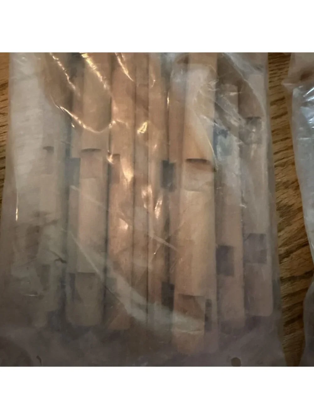 Log cabin building Block Pieces New in Bag Various Sizes